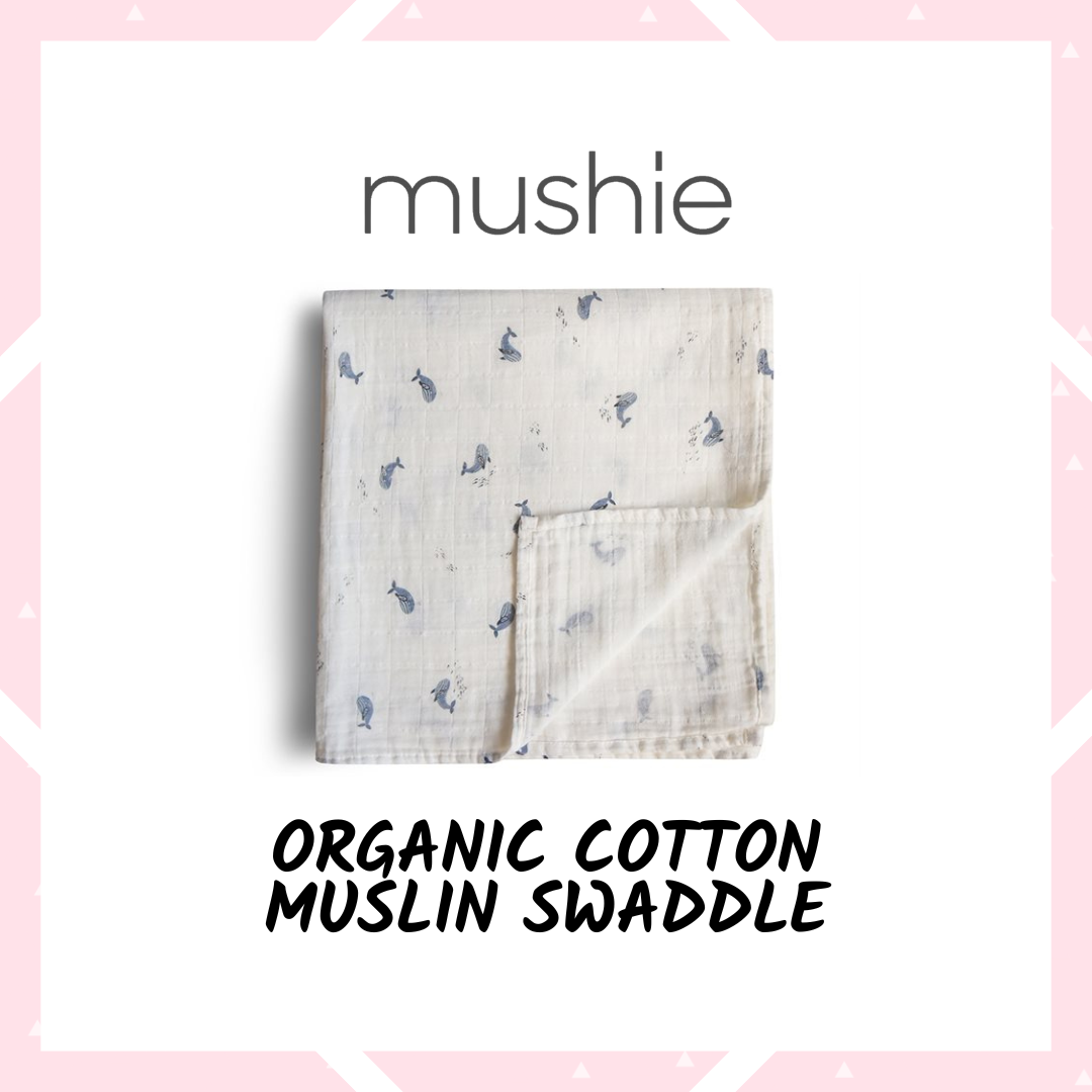 Mushie - Organic Cotton Muslin Swaddle Blanket
