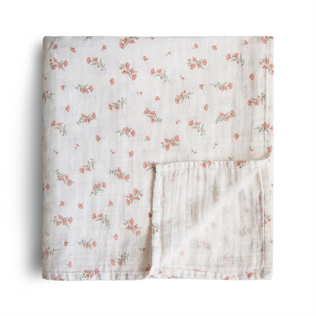 Mushie - Organic Cotton Muslin Swaddle Blanket
