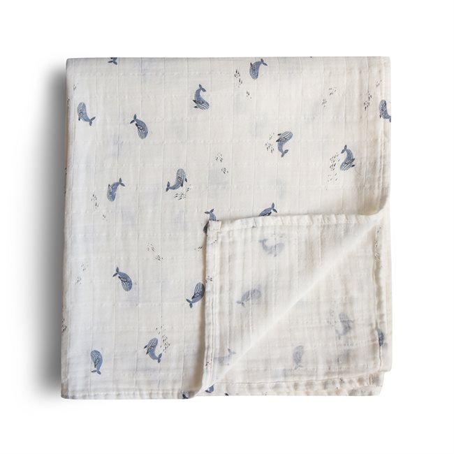 Mushie - Organic Cotton Muslin Swaddle Blanket