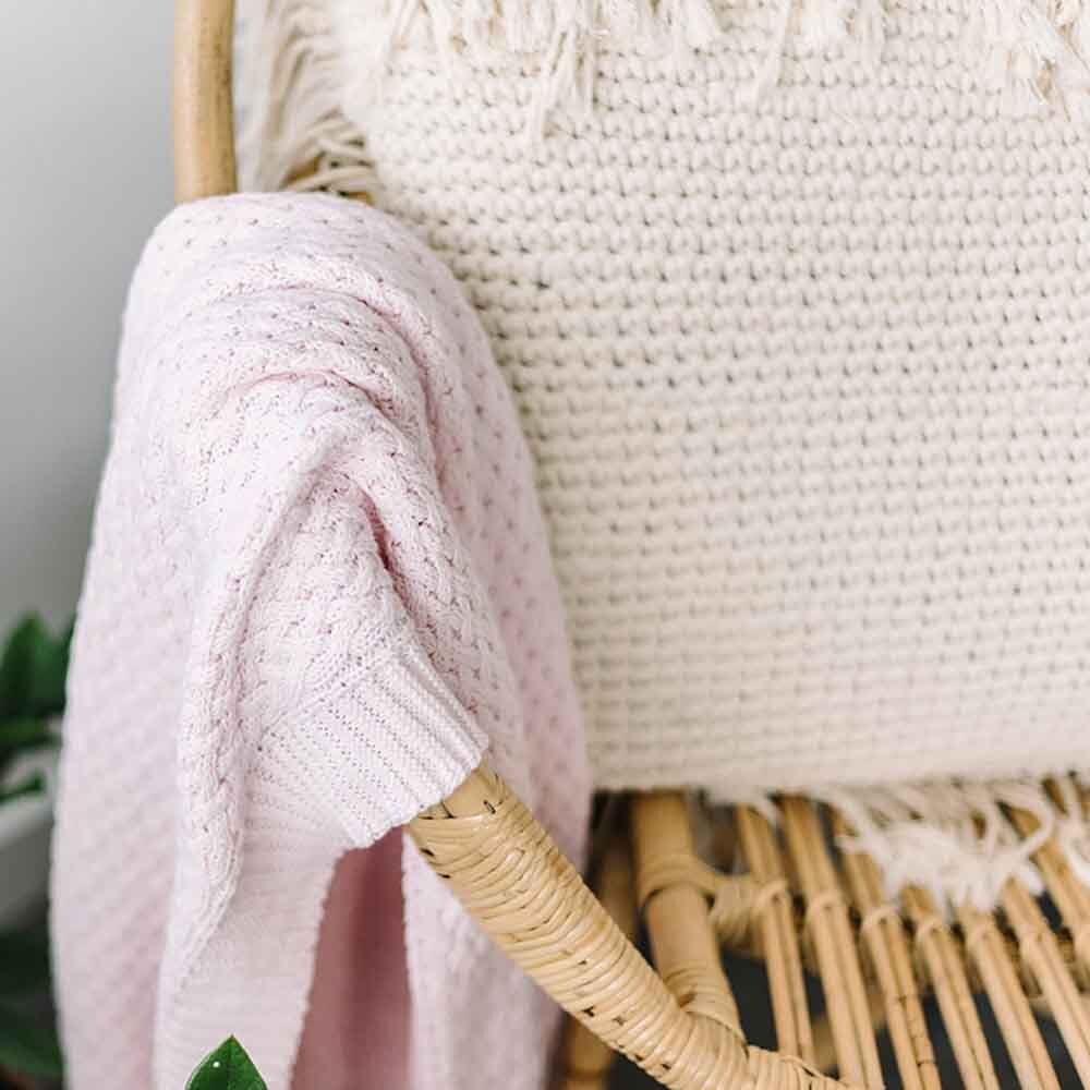 Snuggle Hunny - Organic Diamond Knit Baby Blanket
