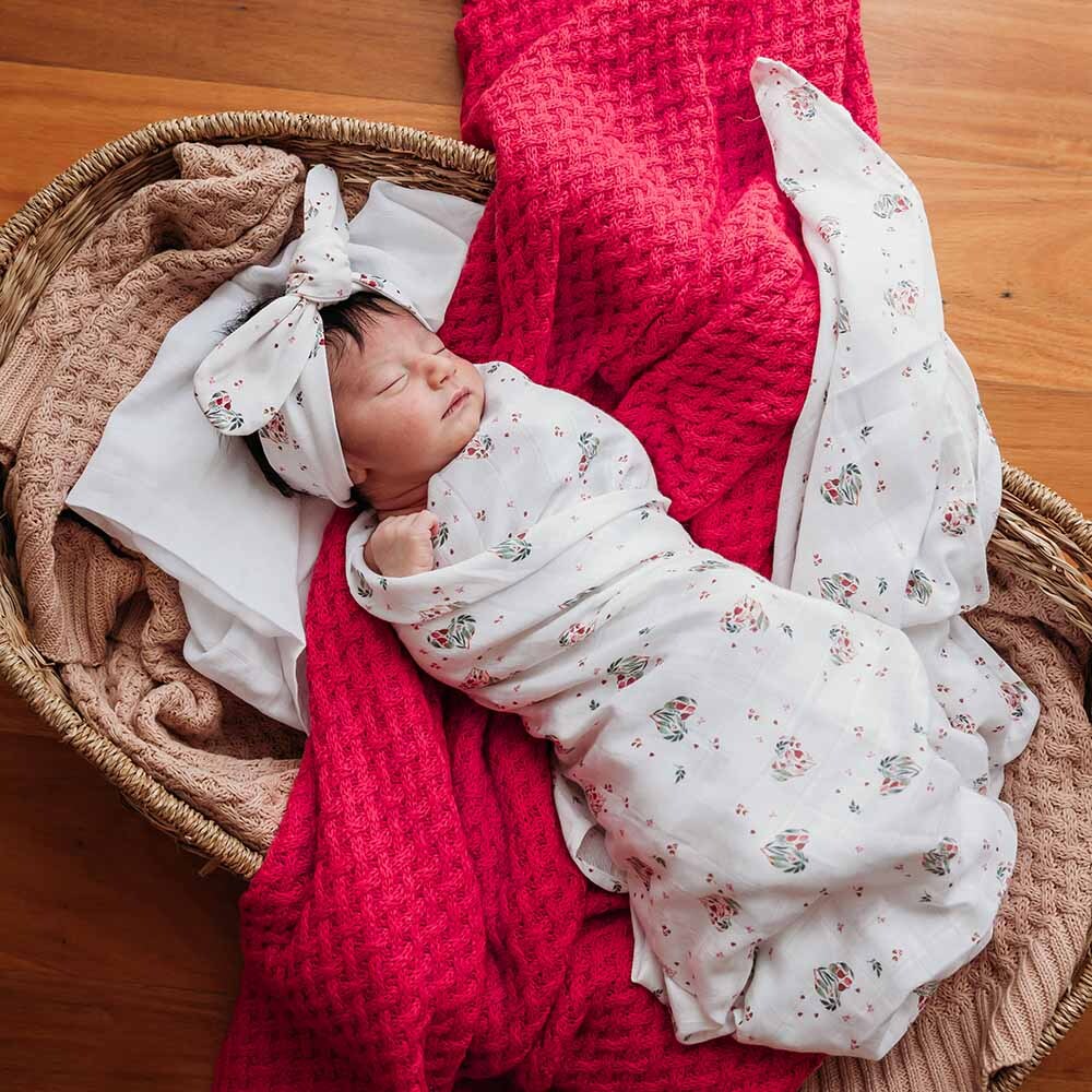 Snuggle Hunny - Organic Diamond Knit Baby Blanket