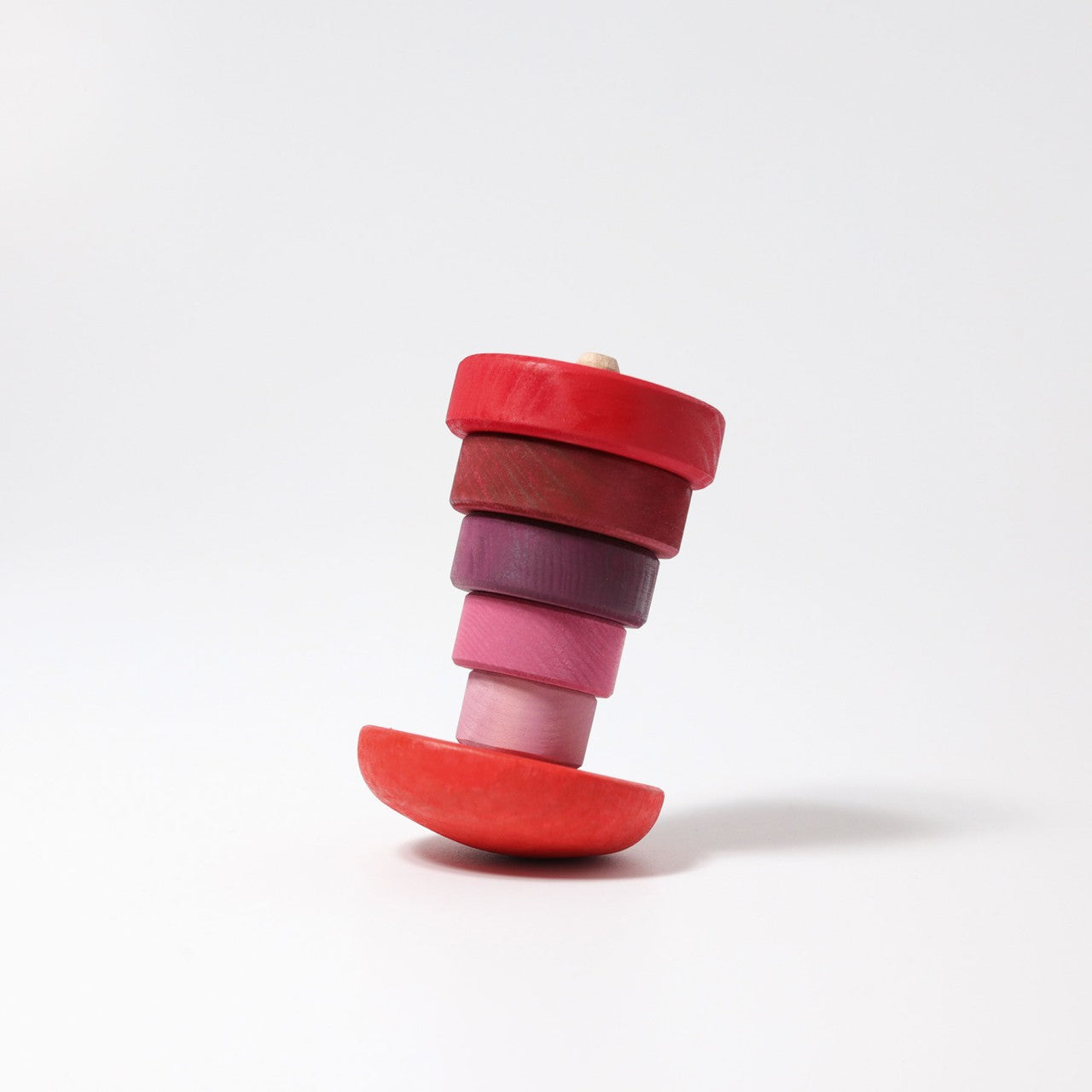 GRIMM'S Wobbly Stacking Tower Pink