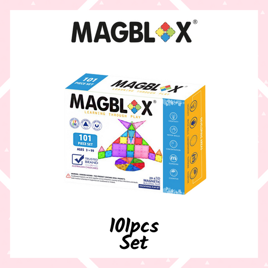 Magblox - 101pcs Set | Magnetic Tiles