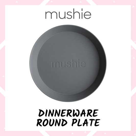 Mushie - Round Dinnerware Plates (Set of 2)