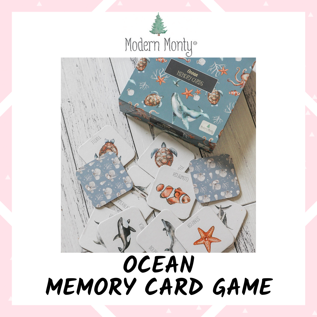 Modern Monty - Ocean Memory Card Game