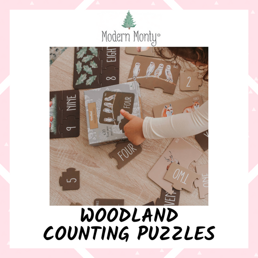 Modern Monty - Woodland Counting Puzzle