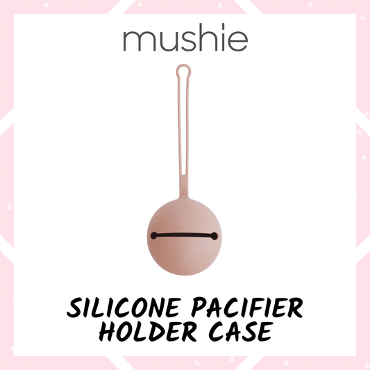 Mushie - Silicone Pacifier Holder Case