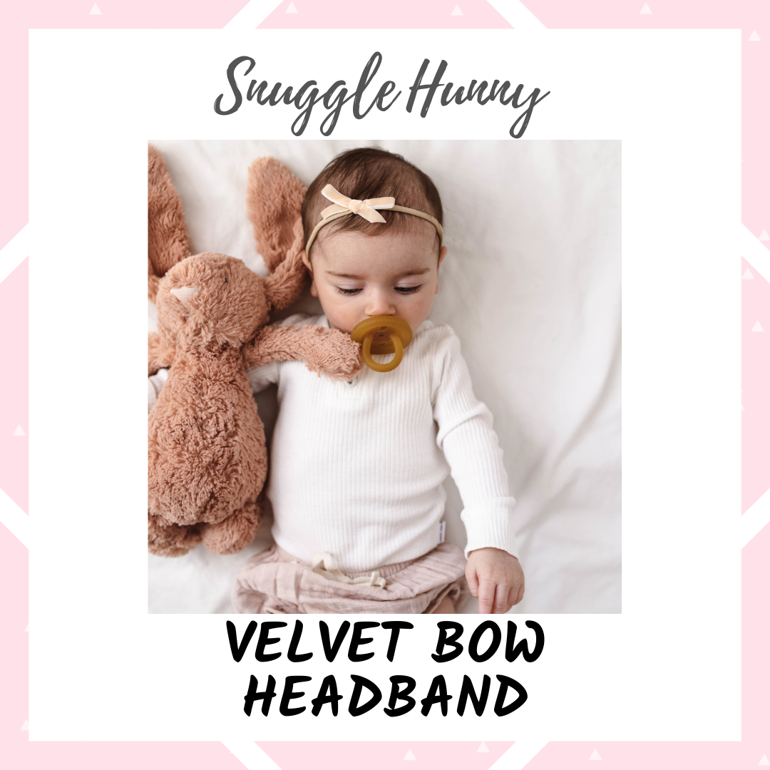 Snuggle Hunny - Velvet Bow Headband
