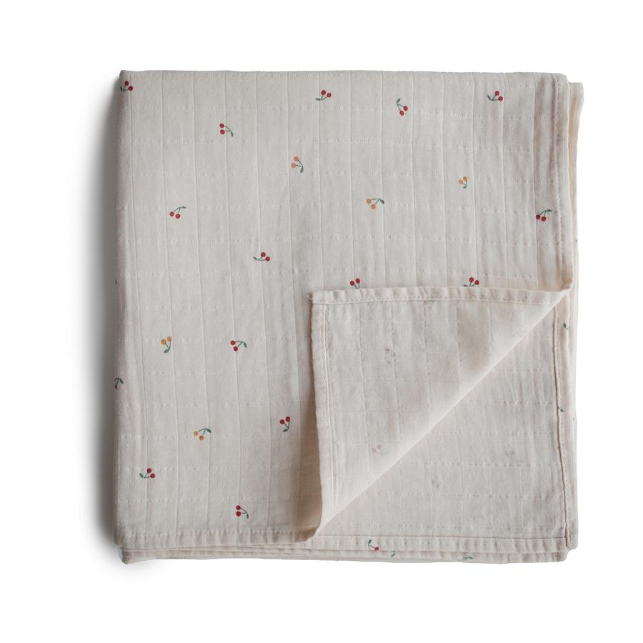 Mushie - Organic Cotton Muslin Swaddle Blanket