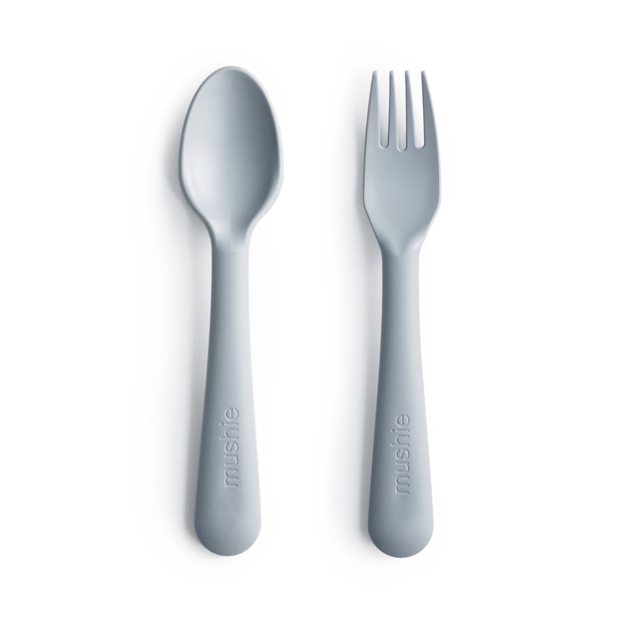 Mushie - Dinnerware Fork & Spoon Set