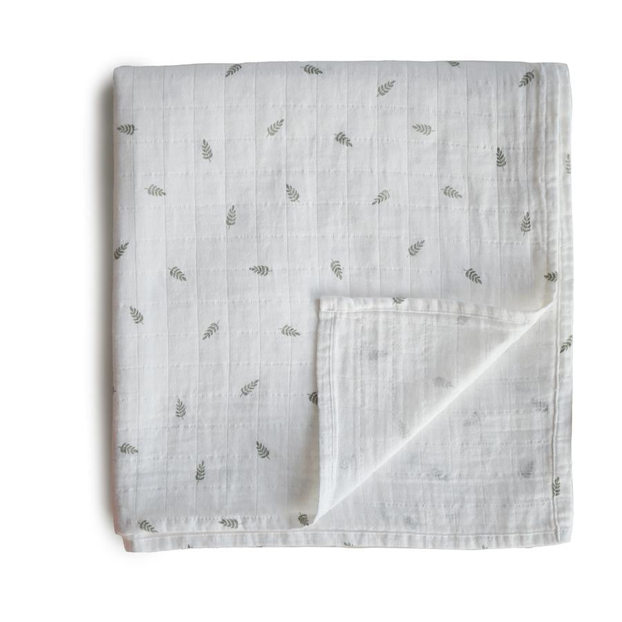 Mushie - Organic Cotton Muslin Swaddle Blanket